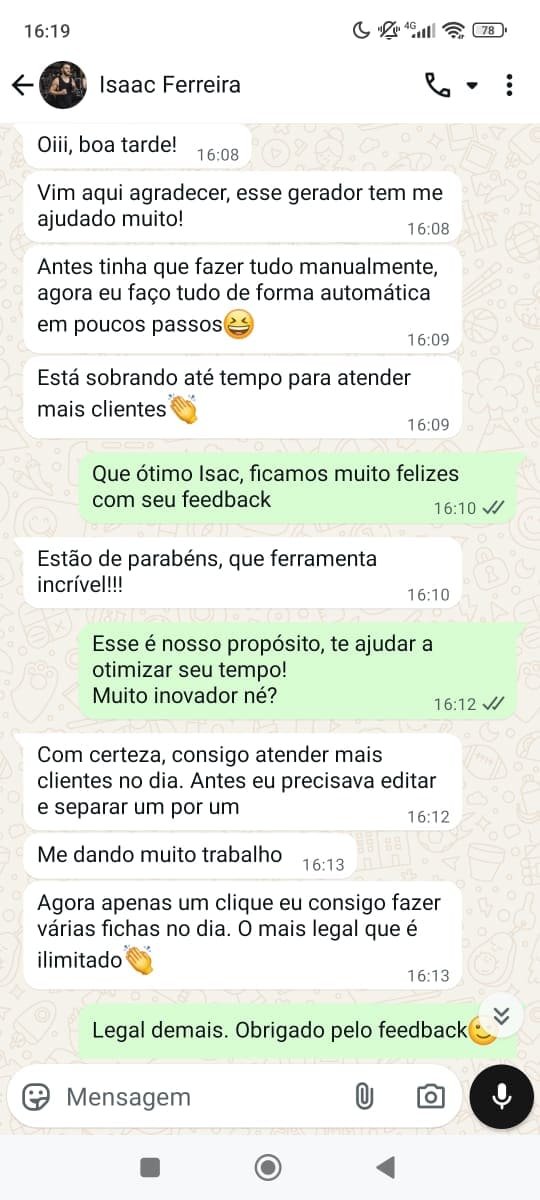 Depoimento 3 Gerador