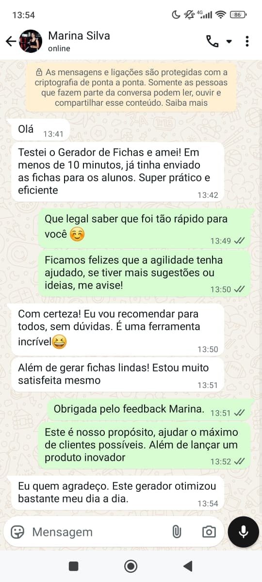 Depoimento 4 Gerador